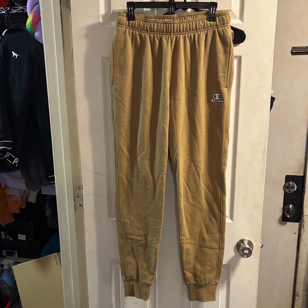 Champion Men's Tan Jogger Sweatpants